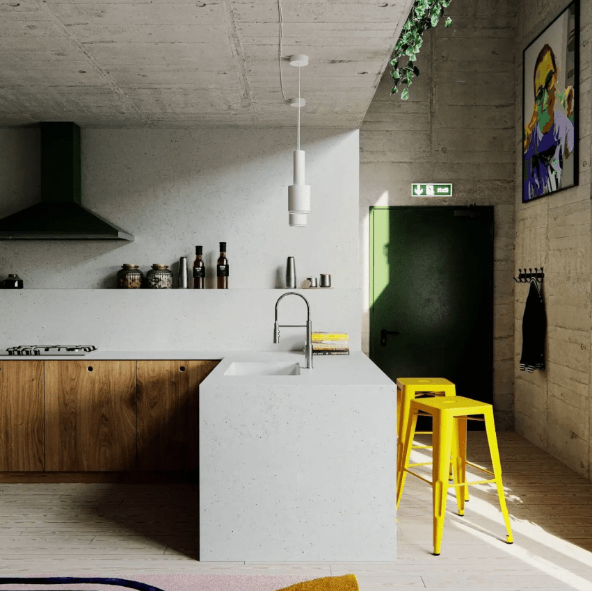 Lime Delight Kitchen Picture